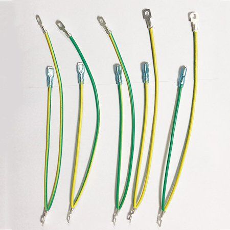 wire samples of HH-684A Fully-automatic 2-wire & 3-end Terminal Crimping and Sheath Inserting Machine wire samples of HH-684A Fully-automatic 2-wire & 3-end Terminal Crimping and Sheath Inserting Machine